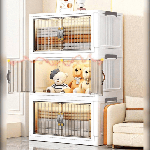 Armário de armazenamento duplo branco Joybos