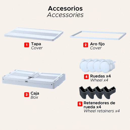 Armário de armazenamento duplo branco Joybos