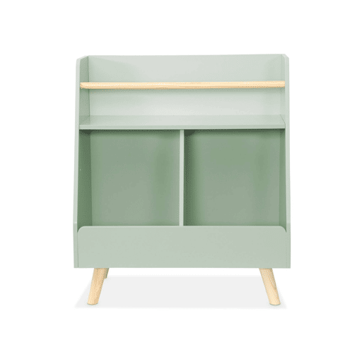 Arrumação para crianças, 2 compartimentos, Tobias, Verde, 61.5x35x69.5 cm