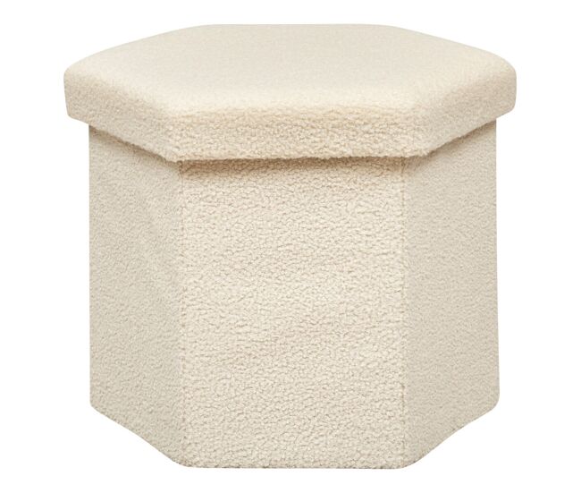 Puf plegable hexagonal jako rizo marfil