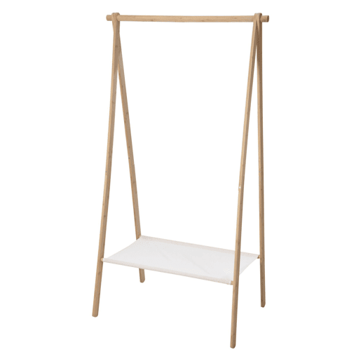WELL HOME - Cabide em bambu com prateleira 86x57x155cm WELL HOME - Cabide em bambu com prateleira 86x57x155cm