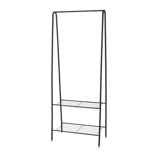 WELL HOME - Cabide de metal com 2 prateleiras Alt.152cm