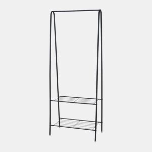 WELL HOME - Cabide de metal com 2 prateleiras Alt.152cm