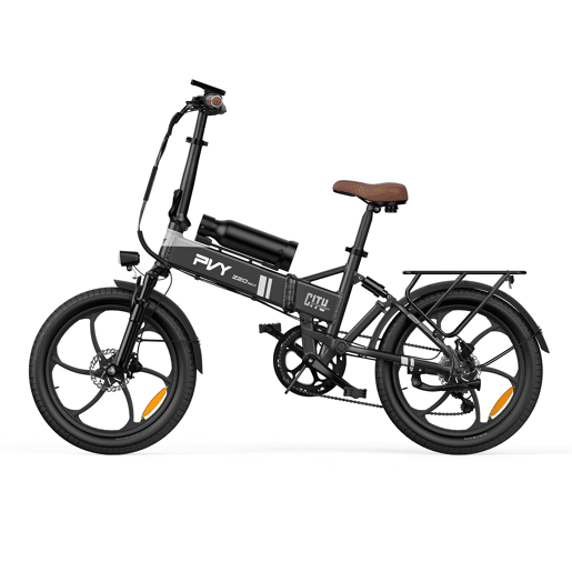 Bicicleta Elétrica PVY Z20 MAX IT - Motor 250W Bateria 36V15AH+36V10.6AH Rodas de 20 Polegadas Travão de Disco Hidráulico - Cinza Bicicleta Elétrica PVY Z20 MAX IT - Motor 250W Bateria 36V15AH+36V10.6AH Rodas de 20 Polegadas Travão de Disco Hidráulico - Cinza