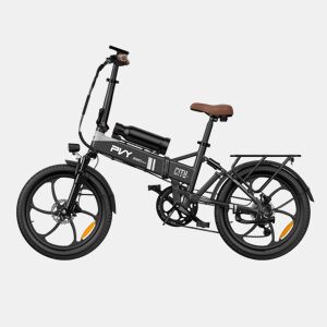 Bicicleta Elétrica PVY Z20 MAX IT - Motor 250W Bateria 36V15AH+36V10.6AH Rodas de 20 Polegadas Travão de Disco Hidráulico - Cinza