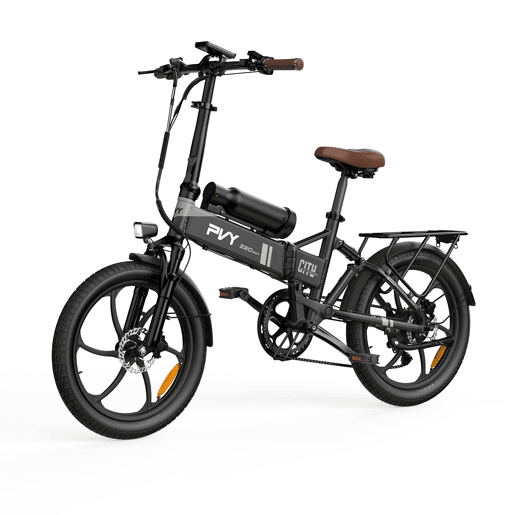 Bicicleta Elétrica PVY Z20 MAX IT - Motor 250W Bateria 36V15AH+36V10.6AH Rodas de 20 Polegadas Travão de Disco Hidráulico - Cinza Bicicleta Elétrica PVY Z20 MAX IT - Motor 250W Bateria 36V15AH+36V10.6AH Rodas de 20 Polegadas Travão de Disco Hidráulico - Cinza