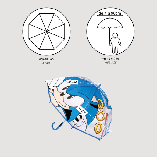 GUARDA-CHUVA MANUAL SONIC BUBBLE POE