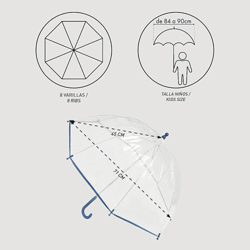 GUARDA-CHUVA MANUAL POE MINNIE GUARDA-CHUVA MANUAL POE MINNIE