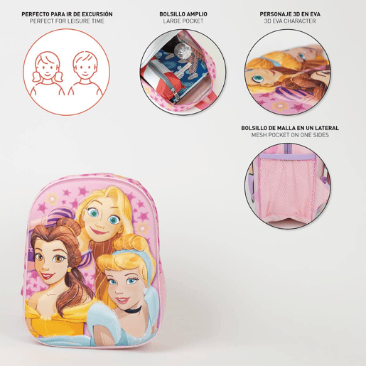 MOCHILA INFANTIL PRINCESA Modelo 3D MOCHILA INFANTIL PRINCESA Modelo 3D