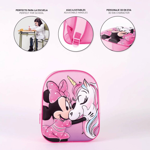 MOCHILA INFANTIL MINNIE 3D