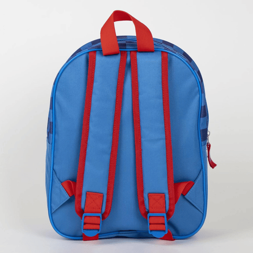 Conjunto de mochila 3D infantil Blue Sonic + guarda-chuva bolha combinando Conjunto de mochila 3D infantil Blue Sonic + guarda-chuva bolha combinando