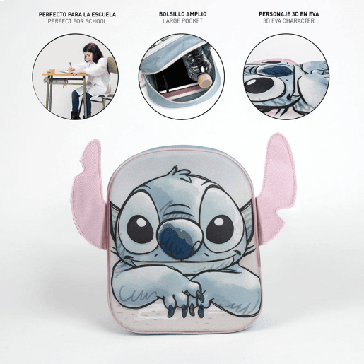 APLICAÇÕES DE PONTO 3D DE MOCHILA INFANTIL