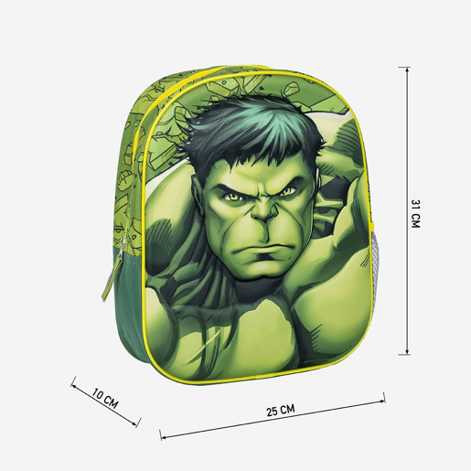 MOCHILA INFANTIL VINGADORES HULK 3D