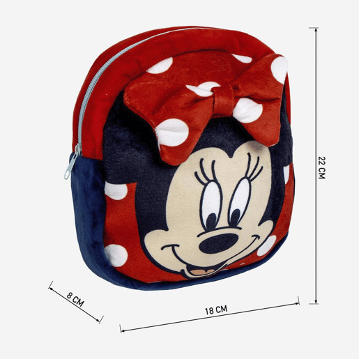 MOCHILA DE BERÇÁRIO DE PERSONAGEM DE PELÚCIA MINNIE
