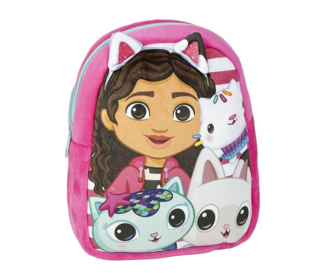 Mochila guarderia personaje peluche gabby's dollhouse