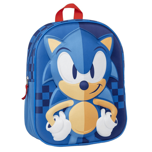 MOCHILA INFANTIL SONIC 3D