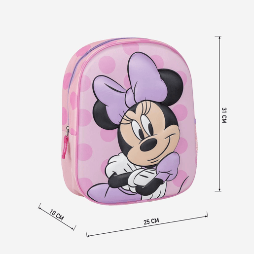 MOCHILA INFANTIL MINNIE 3D