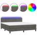 Cama box spring 180x200 Cama box spring 180x200 Gris Oscuro
