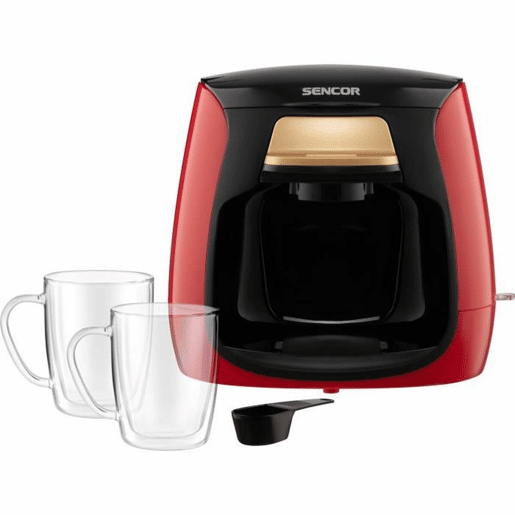 Máquina de Café de Filtro Sencor SCE 2101RD Vermelho rouge noir 500 W