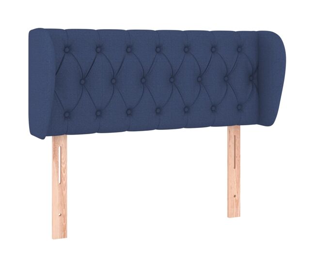Vidaxl cabecero de tela azul 93x23x78/88 cm
