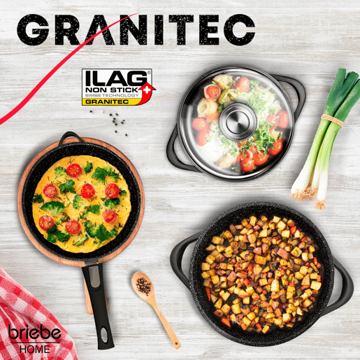 Briebe MGK1819 Trem de Cozinha Indução 10 Peças, Alumínio Fundido Antiaderente, 3 Panelas + 2 Frigideira con Tampas, , Preto Briebe MGK1819 Trem de Cozinha Indução 10 Peças, Alumínio Fundido Antiaderente, 3 Panelas + 2 Frigideira con Tampas, , Preto