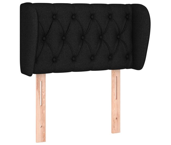 Vidaxl cabecero de tela negro 83x23x78/88 cm