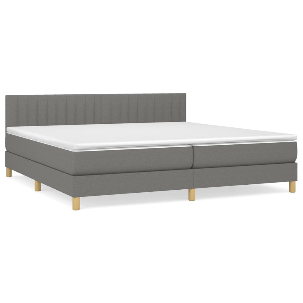 Cama box spring 200x200 Gris
