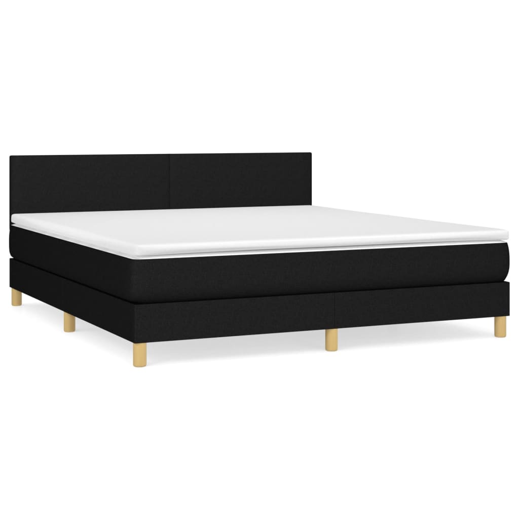 Cama box spring 160x200 Negro