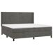 Cama box spring 200x200 Cama box spring 200x200 Gris Oscuro