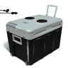 Briebe CF1155BLK Geleira Eléctrica 40L, Refrigerador Eléctrico Portátil, Campismo Viagens 12V  220 - 240V, Refrigeração e Aquecimento, 58 , Preto
