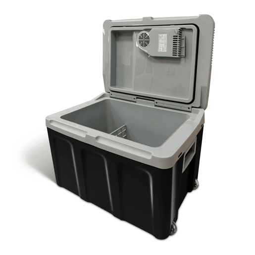 Briebe CF1155BLK Geleira Eléctrica 40L, Refrigerador Eléctrico Portátil, Campismo Viagens 12V  220 - 240V, Refrigeração e Aquecimento, 58 , Preto