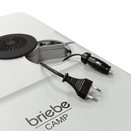 Briebe CF1155BLK Geleira Eléctrica 40L, Refrigerador Eléctrico Portátil, Campismo Viagens 12V  220 - 240V, Refrigeração e Aquecimento, 58 , Preto