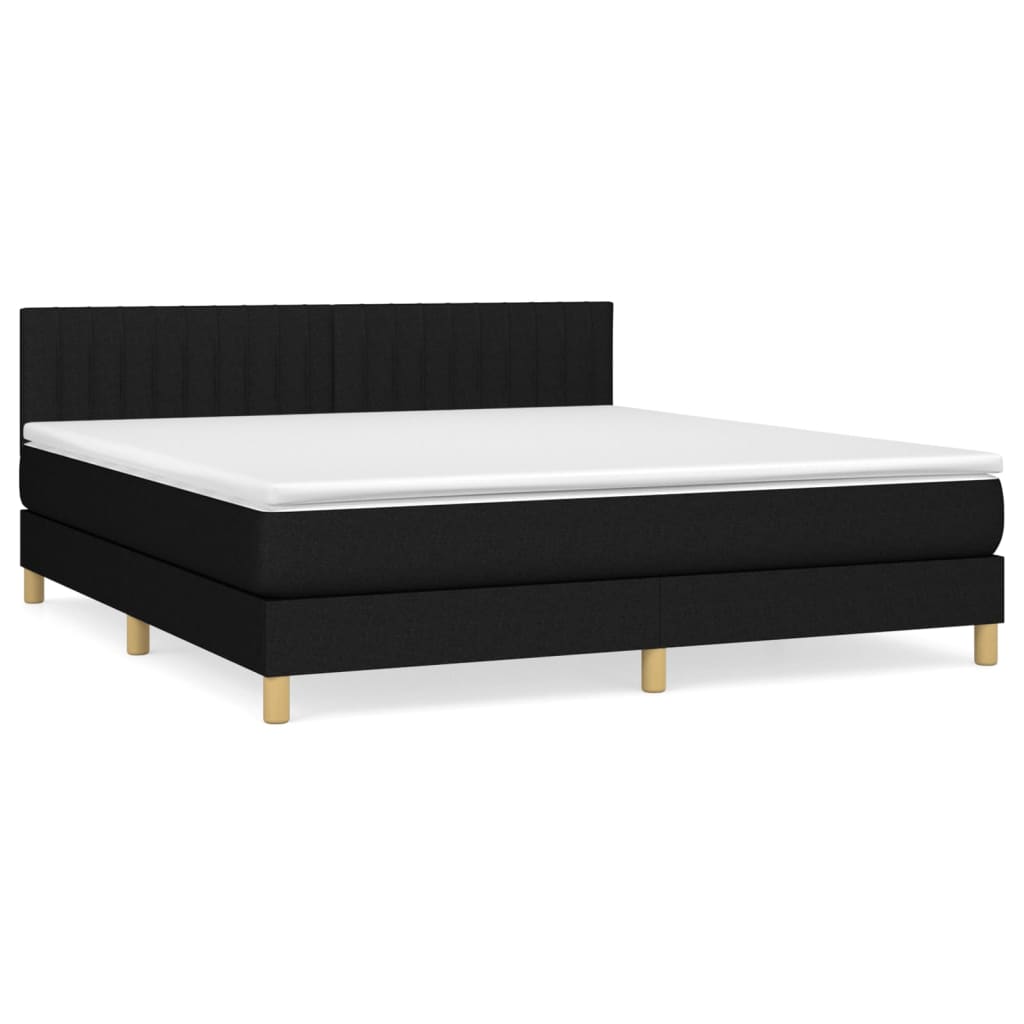 Cama box spring 160x200 Negro