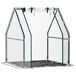 Invernadero Pequeño Steel, Plastic Outsunny Invernadero Pequeño Steel, Plastic Outsunny Transparente