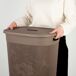 Curver Cesto de ropa sucia Filo 55L con tapa Curver Cesto de ropa sucia Filo 55L con tapa Marron