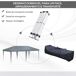 Carpa Plegable Acero, Tela Oxford Outsunny Carpa Plegable Acero, Tela Oxford Outsunny Gris