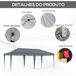 Carpa Plegable Acero, Tela Oxford Outsunny Carpa Plegable Acero, Tela Oxford Outsunny Gris