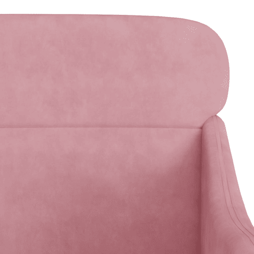 vidaXL Cadeira com apoio de braços 63x76x80 cm veludo rosa