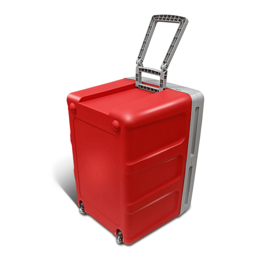 Briebe CF1155RED Geleira Eléctrica 40L, Refrigerador Eléctrico Portátil, Campismo Viagens 12V  220 - 240V, Refrigeração e Aquecimento, 58 , Vermelho