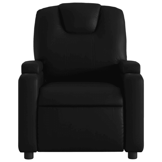 vidaXL Poltrona massagens reclinável elétrica couro artificial preto vidaXL Poltrona massagens reclinável elétrica couro artificial preto