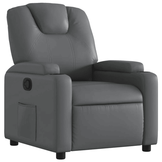 vidaXL Poltrona reclinável couro artificial vidaXL Poltrona reclinável couro artificial
