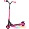 SPORTNOW Trotinete Elétrica Dobrável para Crianças acima de 6 Anos Motor 120 W Autonomia 6 km e Máximo 10 kmh com Travão Altura Ajustável Luzes LED e Estrutura de Alumínio 74x52x83-87 cm Rosa