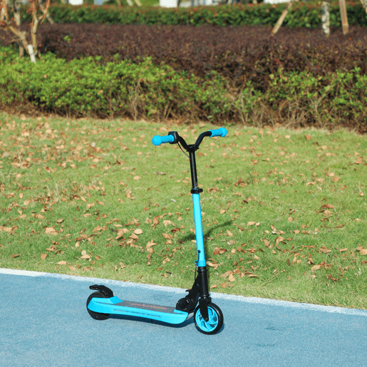 SPORTNOW Trotinete Elétrica Dobrável para Crianças acima de 6 Anos Motor 120 W Autonomia 6 km e Máximo 10 kmh com Travão Altura Ajustável Luzes LED e Estrutura de Alumínio 74x52x83-87 cm Azul SPORTNOW Trotinete Elétrica Dobrável para Crianças acima de 6 Anos Motor 120 W Autonomia 6 km e Máximo 10 kmh com Travão Altura Ajustável Luzes LED e Estrutura de Alumínio 74x52x83-87 cm Azul