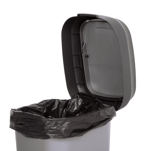 Curver Caixote do lixo com tampa basculante Dual Swing 50L cinzento