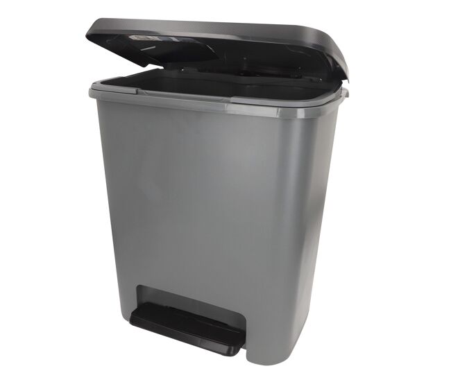 Curver cubo de basura compatta 25l gris