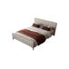 Cama de matrimonio de lino 145x209 Cama de matrimonio de lino 145x209 Beige