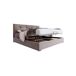 Cama de matrimonio de terciopelo con almacenaje Cama de matrimonio de terciopelo con almacenaje Gris Claro