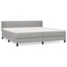 Cama box spring 200x200 Cama box spring 200x200 Azul