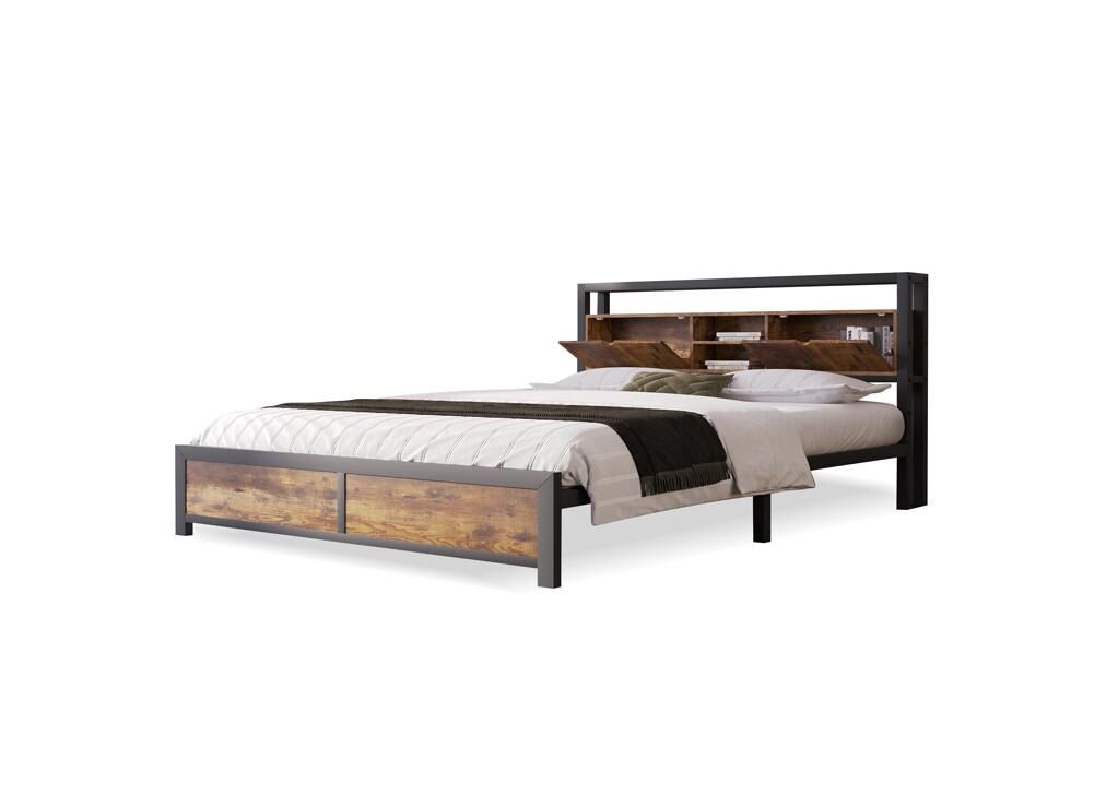 Cama de matrimonio de metal