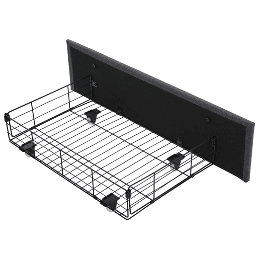 Cama de solteiro de linho 90x200cm com luz LED e 2 gavetas,cinzento